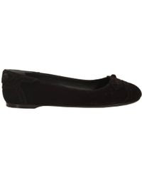Balenciaga Brogues Ballerina Camoscio Fondo Gomma - Lyst
