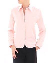 Jil Sander Camicia Rosa - Lyst
