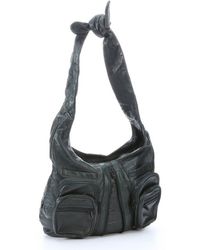 Alexander Wang Green Lambskin 'Donna' Hobo Bag - Lyst