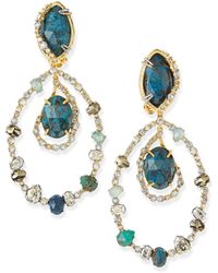 Alexis Bittar Orbiting Crystal Clip-On Earrings - Lyst