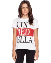 RED Valentino Cinredella Colorblock Tee - Lyst