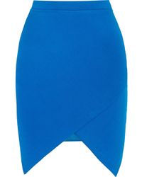 Alexander Wang Asymmetric Stretch-Knit Skirt - Lyst