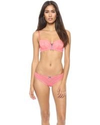 Elle Macpherson Aahana Sky Thong - Salmon Rose - Lyst