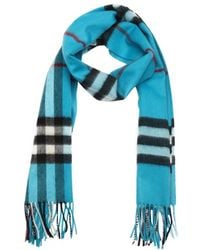 Burberry Celestial Check Cashmere Woven Scarf - Lyst