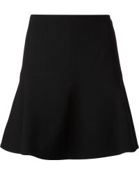 Carven A-Line Skirt - Lyst