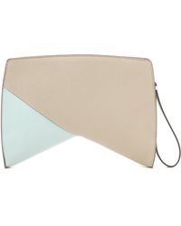 Narciso Rodriguez Boomerang Clutch - Ice - Lyst