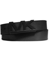 Michael Kors Saffiano Leather Belt - Lyst
