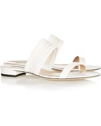 Diane von Furstenberg Flavia Leather Sandals - Lyst