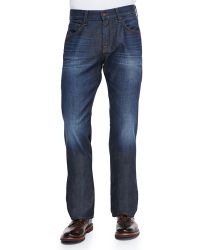 7 For All Mankind Austyn Prism Straight-Leg Jeans - Lyst
