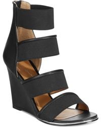 Report Signature Grays Wedge Sandals - Lyst