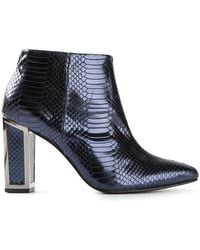 Kat Maconie 'Viola' Lizard Textured Boots - Lyst
