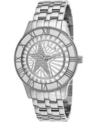 Thierry Mugler Women'S Silver-Tone Stainless Steel White Dial - Lyst