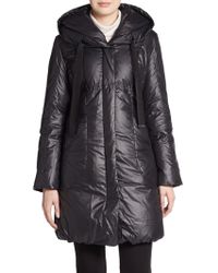 Elie Tahari Lisa Hooded Puffer Coat - Lyst