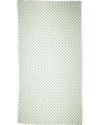Alice + Olivia Alice + Olivia Harper Lightweight Printed Scarf - Polka Dot - Lyst