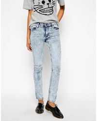 Cheap Monday Skin Used Tight Jeans - Lyst
