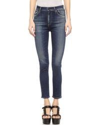 Citizens Of Humanity Carlie High Rise Cropped Jeans - Harvest Moon - Lyst