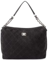 Chanel Pre-Owned Quilted Shoulder Bag - Lyst