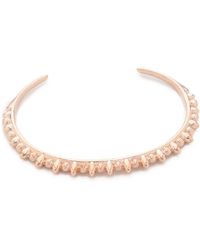 Pamela Love Thin Tribal Spike Cuff Bracelet - Rose Gold - Lyst