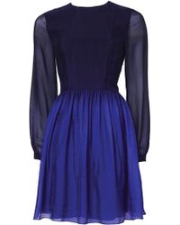 Matthew Williamson Ombre Spring Chiffon Boho Dress - Lyst