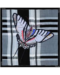 Temperley London Large Check Papillon Scarf - Lyst