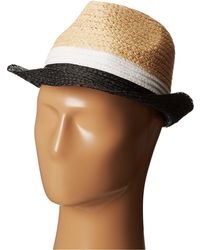 BCBGMAXAZRIA Stitched Color Black Floppy - Lyst