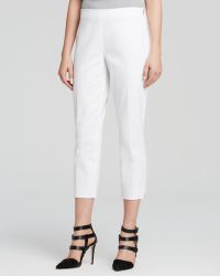 Elie Tahari Juliette Cropped Pants - Lyst