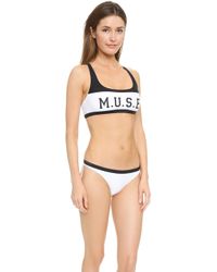 Zoe Karssen Muse Bikini - Pirate Black - Lyst