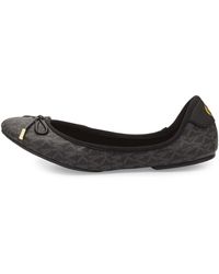 MICHAEL Michael Kors City Logo Ballet Flat - Lyst