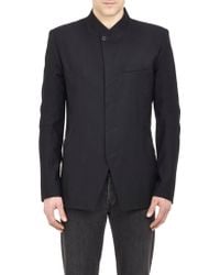 Helmut Lang Felted Twill Jacket - Lyst