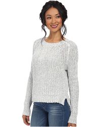 Sam Edelman Metallic Half Cardigan Pullover - Lyst