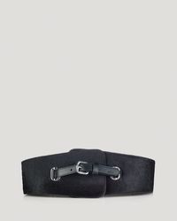 Ralph Lauren Lauren Belt - 2 1/4" Haircalf Corset Stretch - Lyst