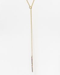 Elizabeth And James Dylan Lariat Necklace, 24" - Lyst