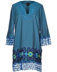 Anna Sui Short Dress - Lyst