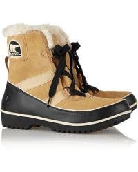 Sorel Tivoli Ii Waterproof Suede And Leather Boots - Lyst