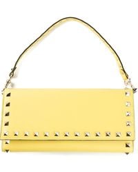 valentino yellow clutch