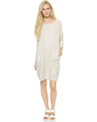 By Malene Birger Lindowi Sweater Dress - Cream - Lyst