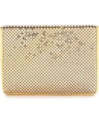 Whiting & Davis Passport Cover - Gold - Lyst