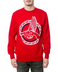 Crooks And Castles The Flying Gun Circle Crewneck Sweatshirt - Lyst