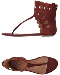 Alaïa Thong Sandal - Lyst