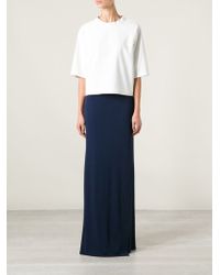 OSMAN Stretch Bias Cut Mermaid Skirt - Lyst