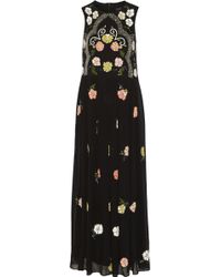Needle & Thread Locket Embellished Chiffon Maxi Dress - Lyst