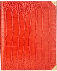 Alexander Wang Crocodile-Embossed Prisma Ipad Case - Lyst