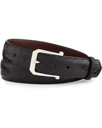 W.kleinberg Matte Alligator Belt with The Paisley Buckle - Lyst