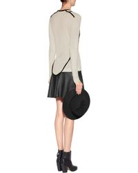 By Malene Birger Leather Skirt - Lyst