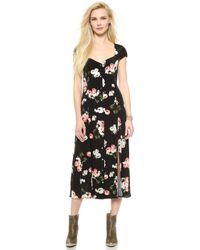 Mink Pink Moon Flower Midi Dress - Multi - Lyst