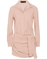 Jay Ahr Stretch-Crepe Playsuit - Lyst