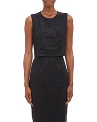 A.L.C. Crystal-Embellished Mackay Cropped Top - Lyst