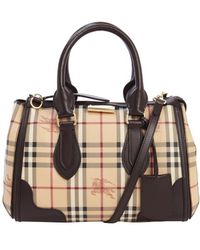 burberry haymarket small gladstone tote