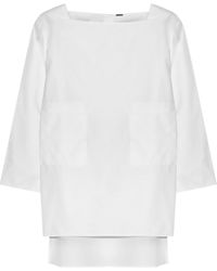 Adam Lippes Cotton-Chambray Tunic - Lyst