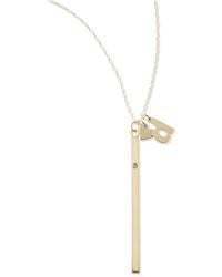 Jennifer Zeuner I Heart Necklace With Your Choice Of 1 Letter Charm - Lyst